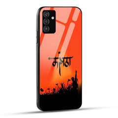 Samsung Galaxy A14 5G Back Cover Maratha Printed Glass Case