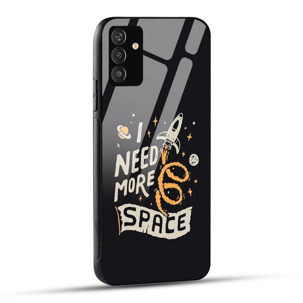 Samsung Galaxy A14 5G Back Cover I Need More Space Printed Glass Case