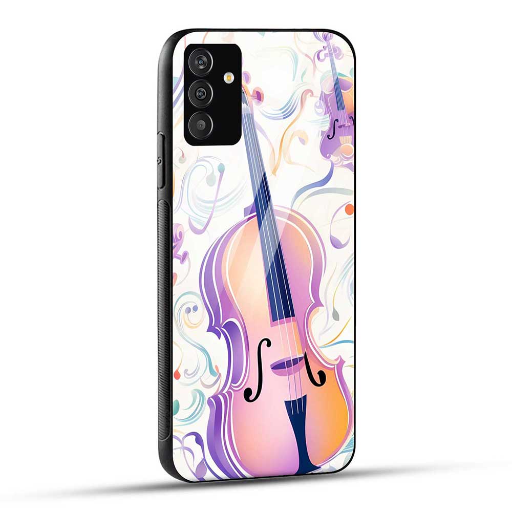 Samsung Galaxy A34 5G Back Cover Tune Music and Notes Glass Case