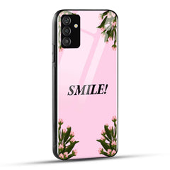 Samsung Galaxy S24 5G Back Cover Smile Pink Printed Glass Case