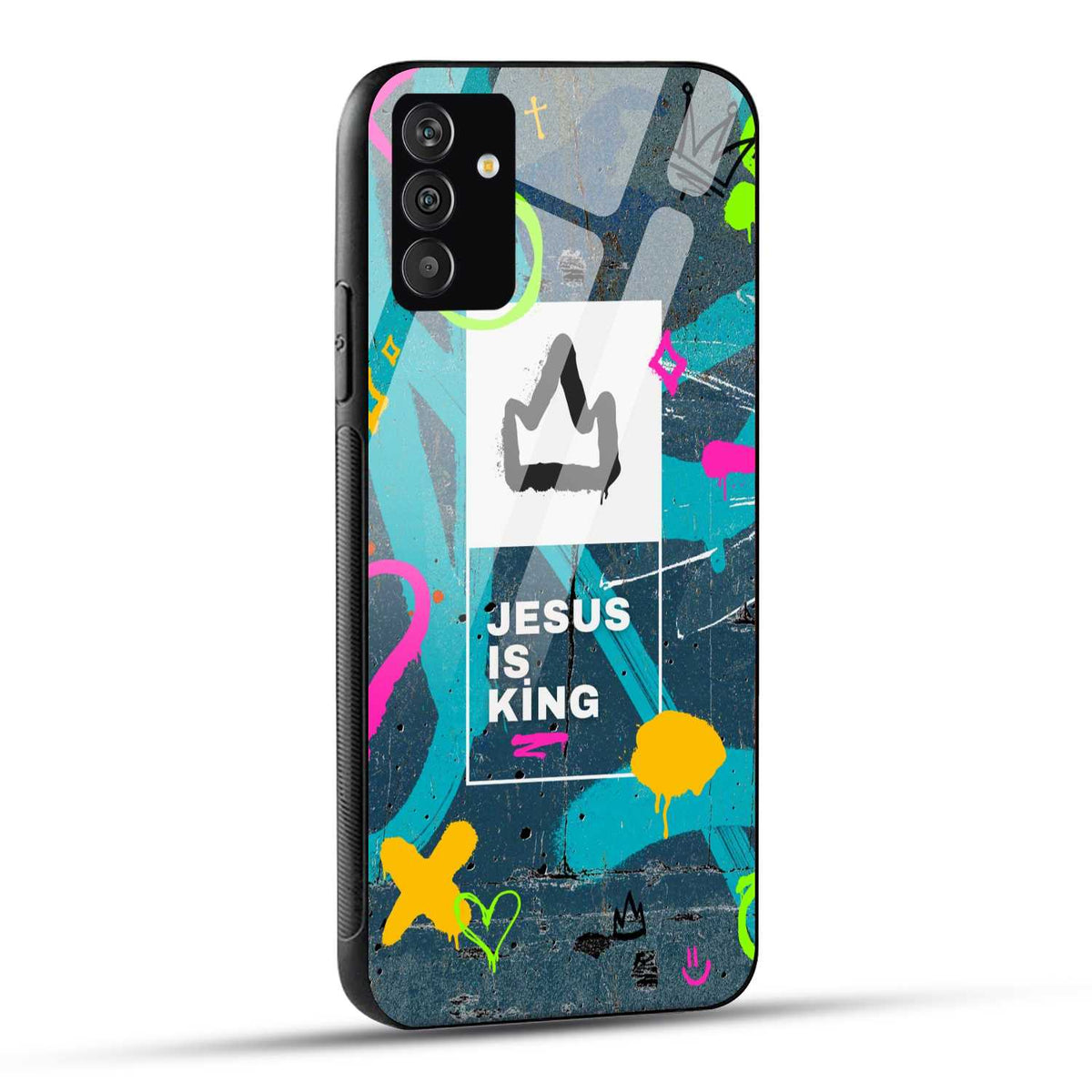 Samsung Galaxy A25 5G Back Cover Jesus Is King Printed Glass Case
