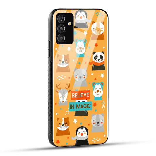 Samsung Galaxy S24 5G Back Cover Lion And Elephant Graphics Printed Glass Case