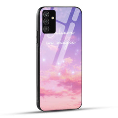 Samsung Galaxy S24 Plus 5G Back Cover Pink Pastel Sky Aesthetic Printed Glass Case