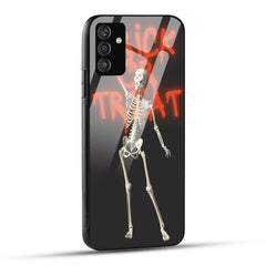 Samsung Galaxy S24 Plus 5G Back Cover Spooky Happy Halloween Printed Glass Case