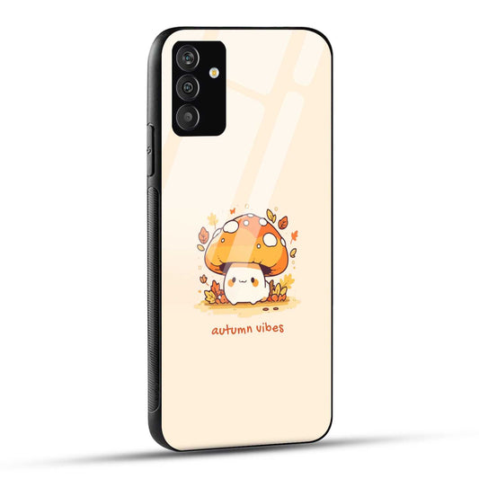 Samsung Galaxy A25 5G Back Cover Yellow And Orange Illustrative Fall Printed Glass Case