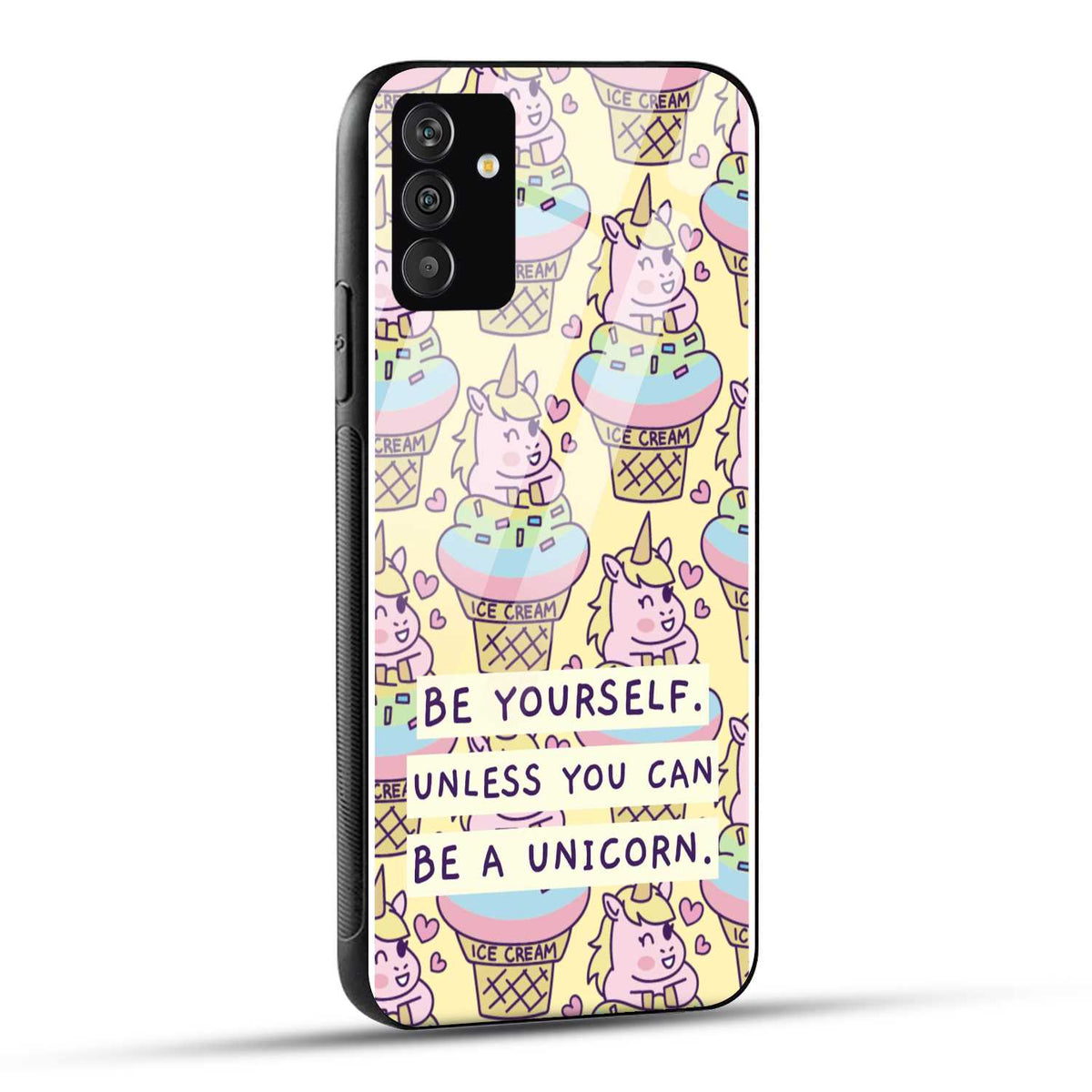 Samsung Galaxy S24 5G Back Cover Colorful Unicorn Printed Glass Case