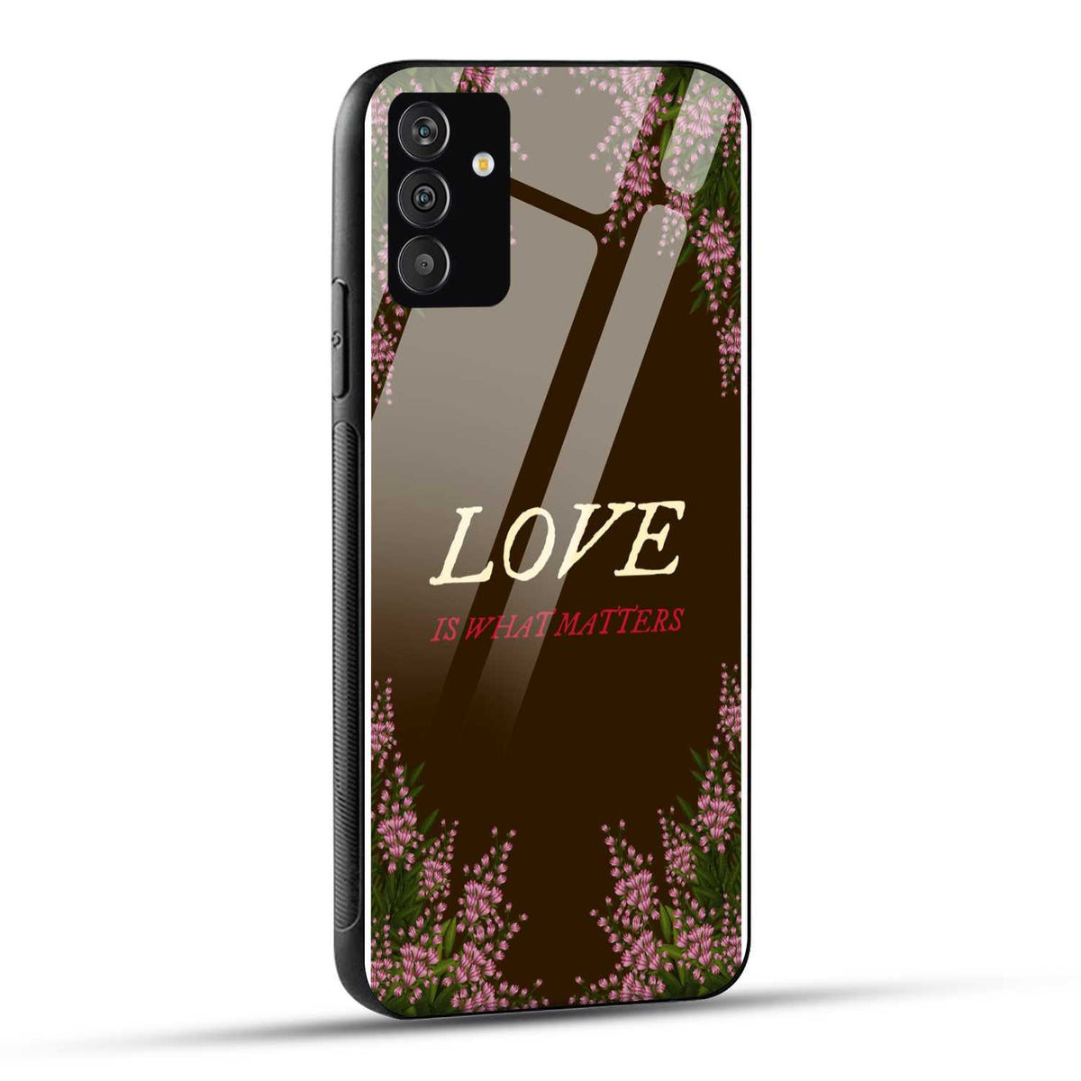 Samsung Galaxy S24 5G Back Cover Classy Flowers Printed Glass Case