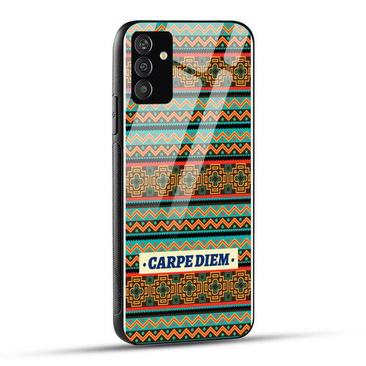 Samsung Galaxy F54 Back Cover Intricate Pattern Printed Glass Case