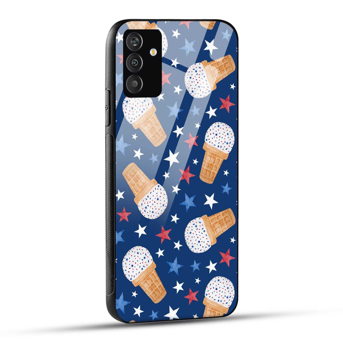 Samsung Galaxy S24 Plus 5G Back Cover Icecream Illustrations Printed Glass Case