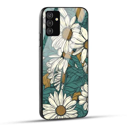 Samsung Galaxy A05s Back Cover Sunflower Abstract Printed Glass Case