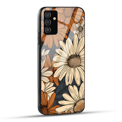Samsung Galaxy A05s Back Cover Sunflower Abstract Texture Printed Glass Case