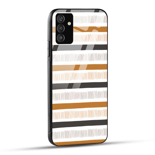 Samsung Galaxy A05s Back Cover Retro Lines  Printed Glass Case