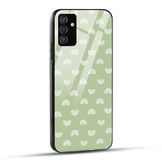 Samsung Galaxy A05s Back Cover Light Gray Abstract Printed Glass Case