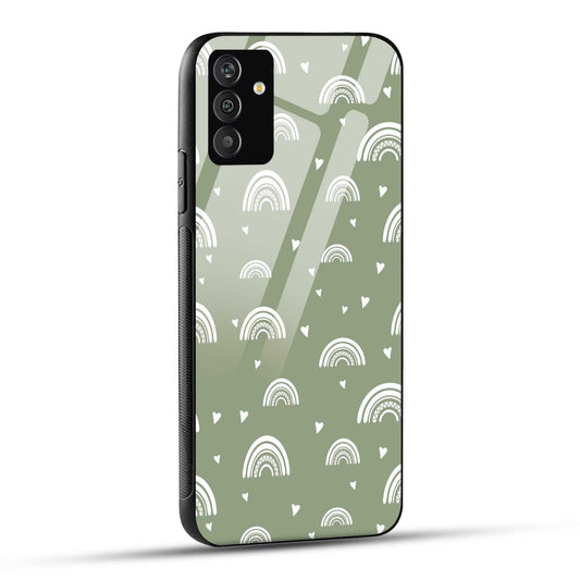 Samsung Galaxy A05s Back Cover Pastel Rainbow Art Printed Glass Case