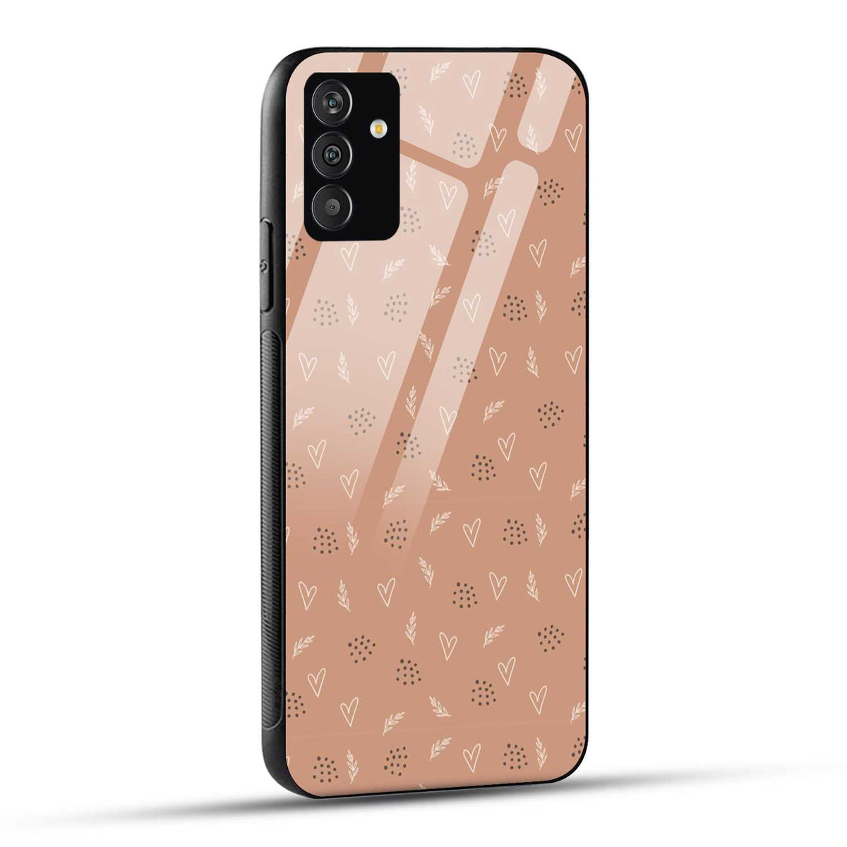 Samsung Galaxy A05s Back Cover Doodle Of Hearts Printed Glass Case