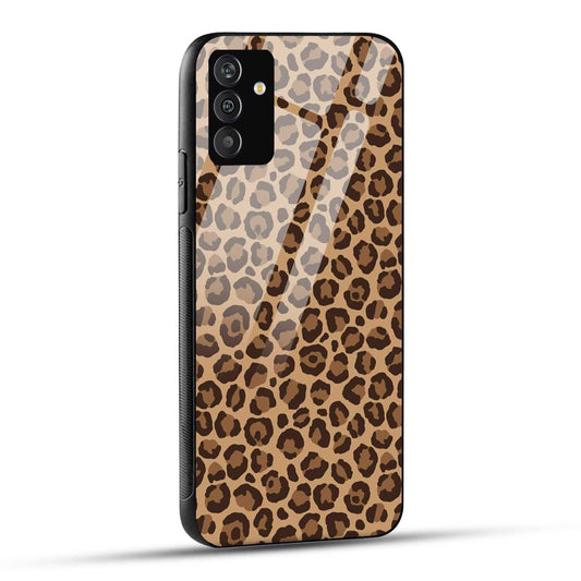 Samsung Galaxy A05s Back Cover Light Brown Texture Printed Glass Case