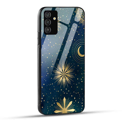 Samsung Galaxy A05s Back Cover Art Of Moon Printed Glass Case
