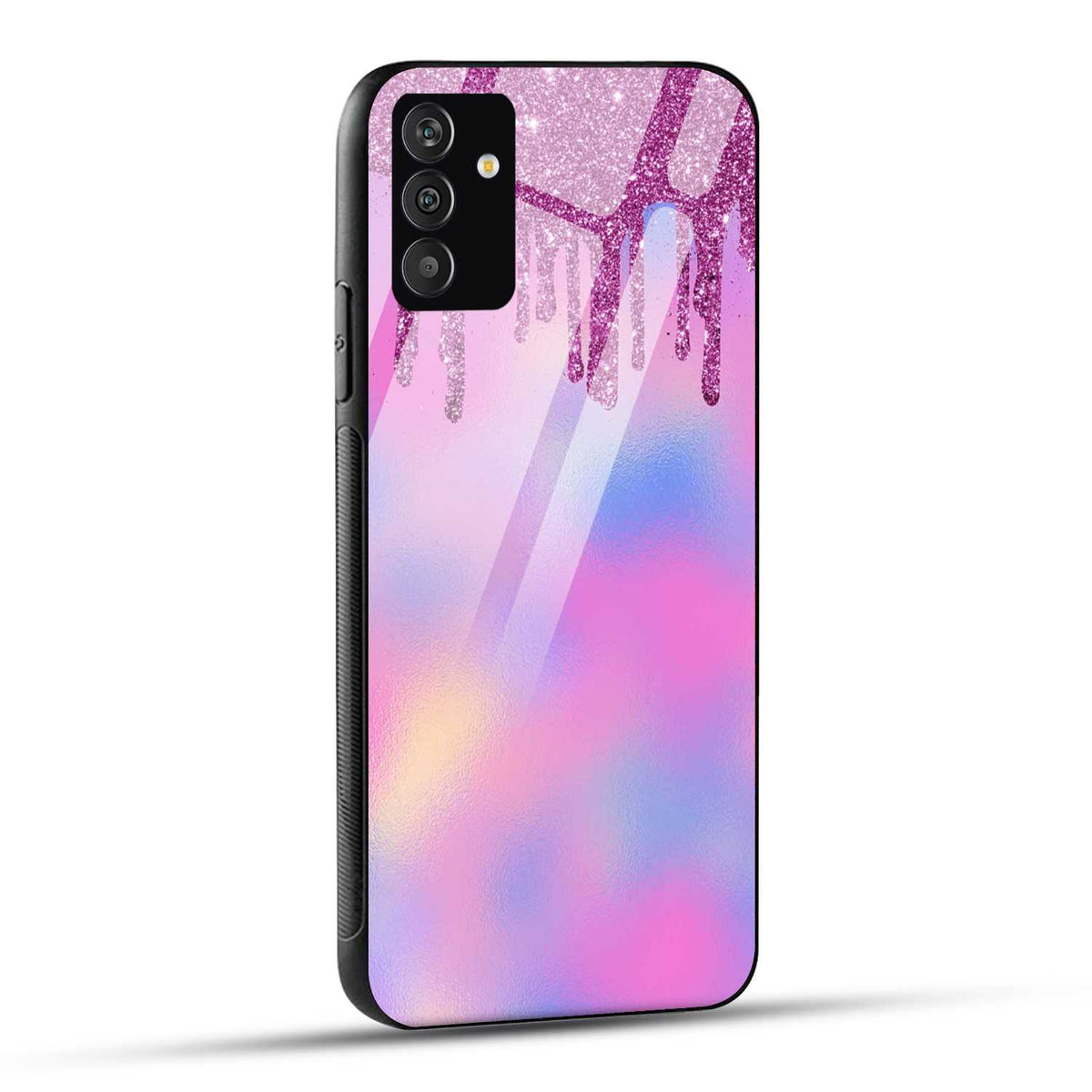 Samsung Galaxy A25 5G Back Cover Melting Diamond Printed Glass Case