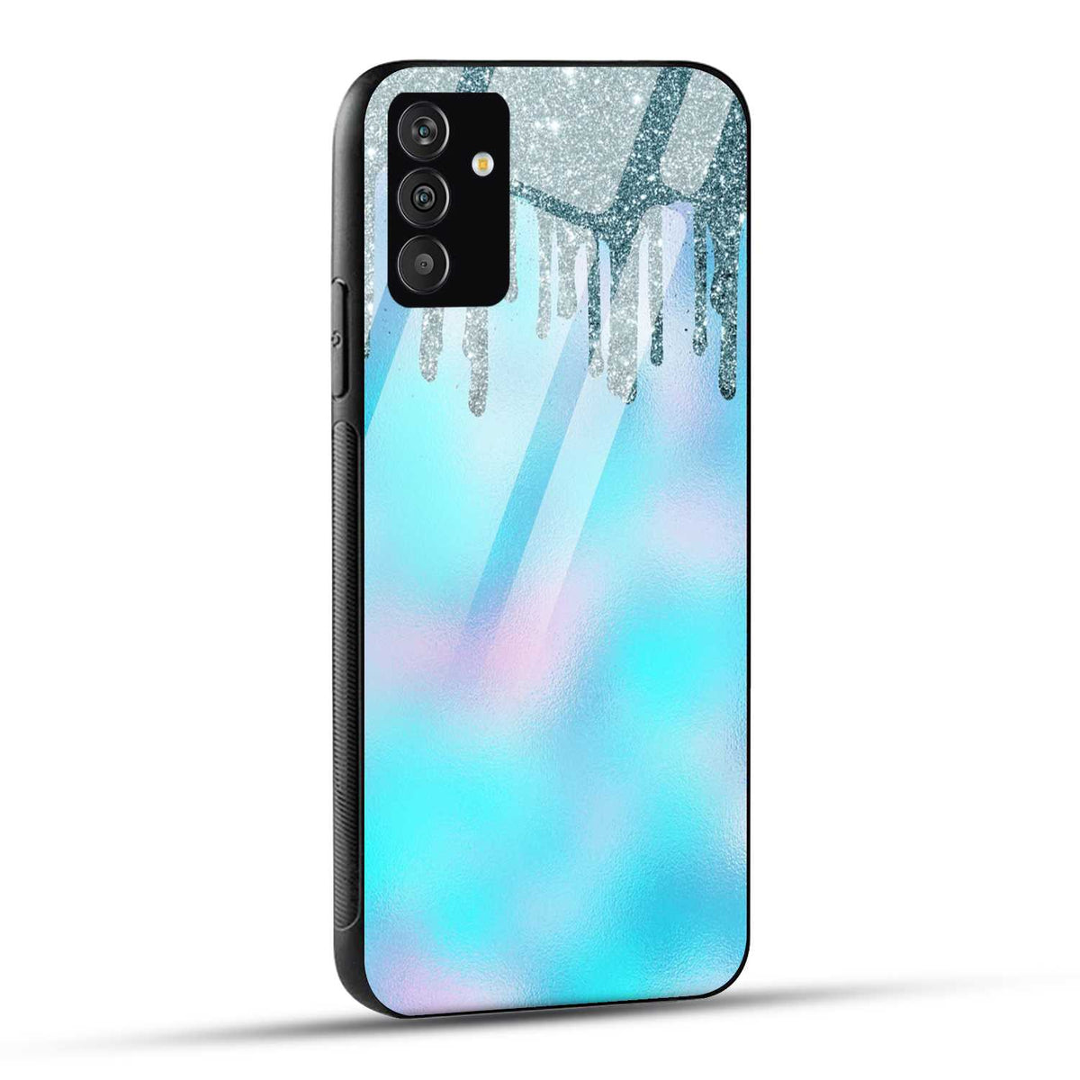 Samsung Galaxy A05s Back Cover Melting Glitters Printed Glass Case