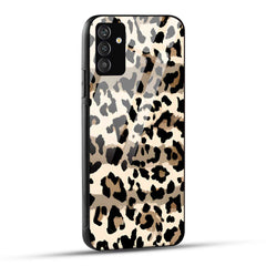 Samsung Galaxy A05s Back Cover Leopard Texture Pattern Printed Glass Case