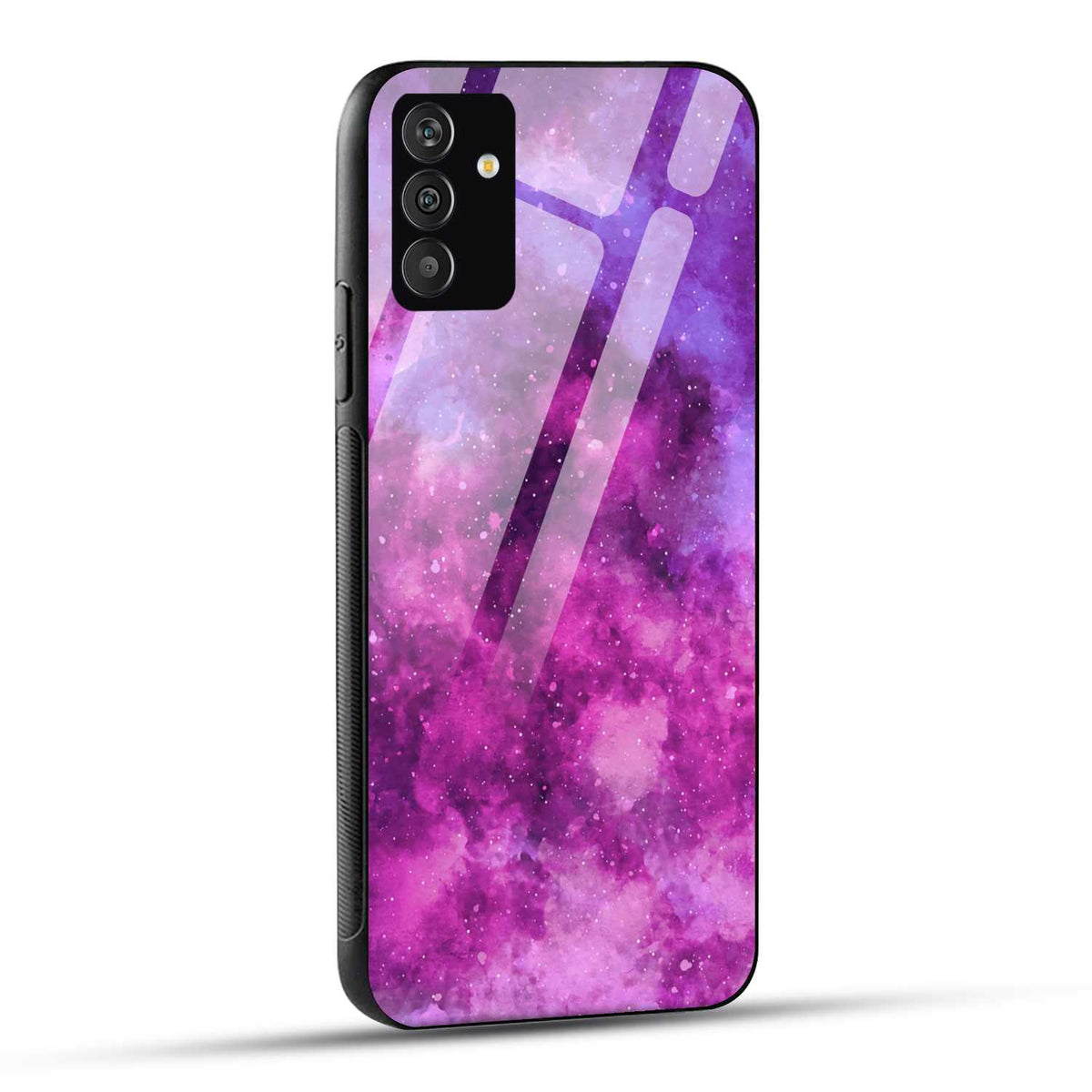 Samsung Galaxy A05s Back Cover Space Is Pink Printed Glass Case