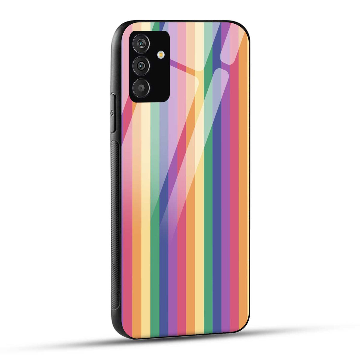 Samsung Galaxy S24 Plus 5G Back Cover Striped In Color Printed Glass Case