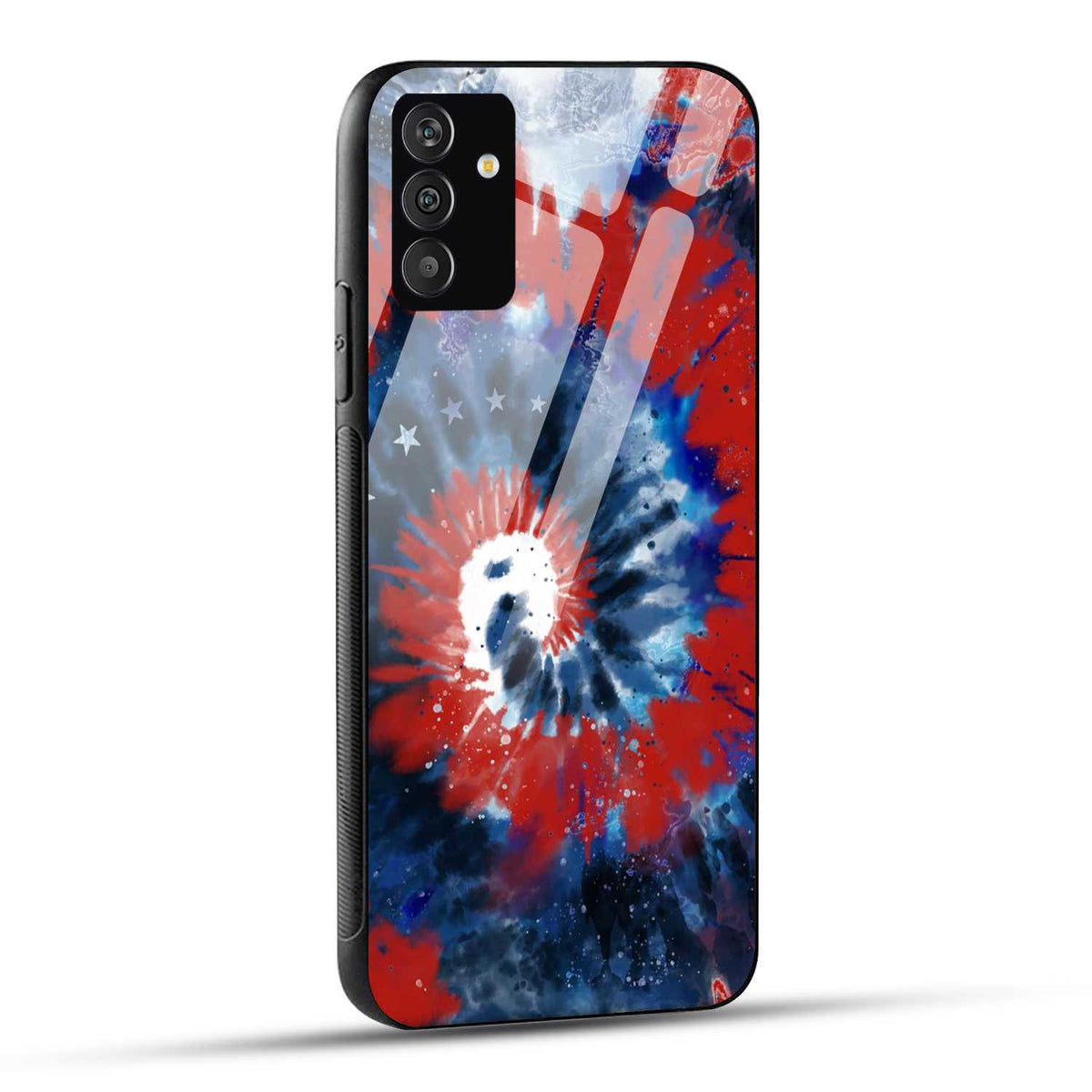 Samsung Galaxy A15 5G Back Cover Tie-Dye Pattern Printed Glass Case