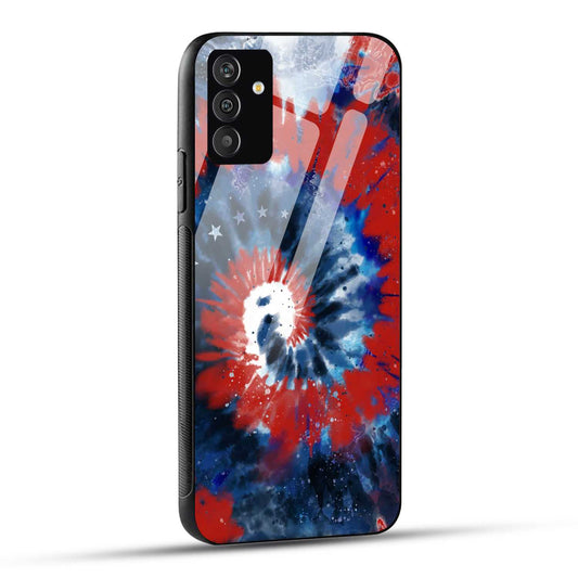 Samsung Galaxy S24 5G Back Cover Tie-Dye Pattern Printed Glass Case