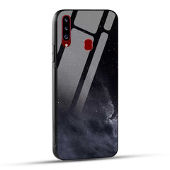 Samsung Galaxy A20s Back Cover Stars In The Dark Printed Glass Case
