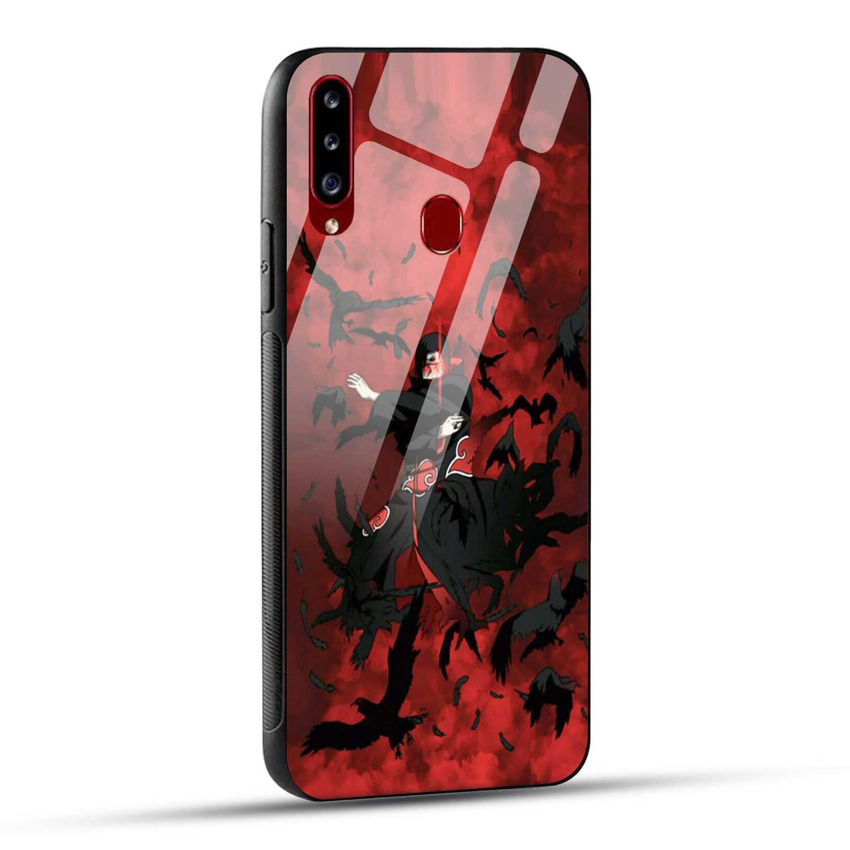 Samsung Galaxy A20s Back Cover Akatsukii Printed Glass Case