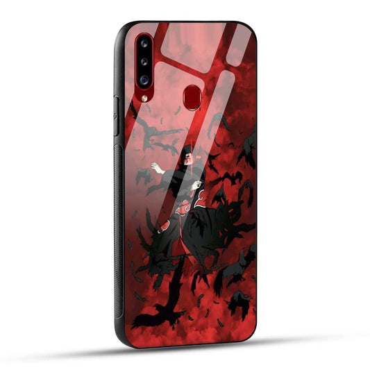 Samsung Galaxy A20s Back Cover Akatsukii Printed Glass Case