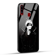 Samsung Galaxy A20s Back Cover Anime Printed Glass Case