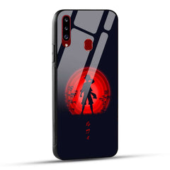 Samsung Galaxy A20s Back Cover Luffy Printed Glass Case