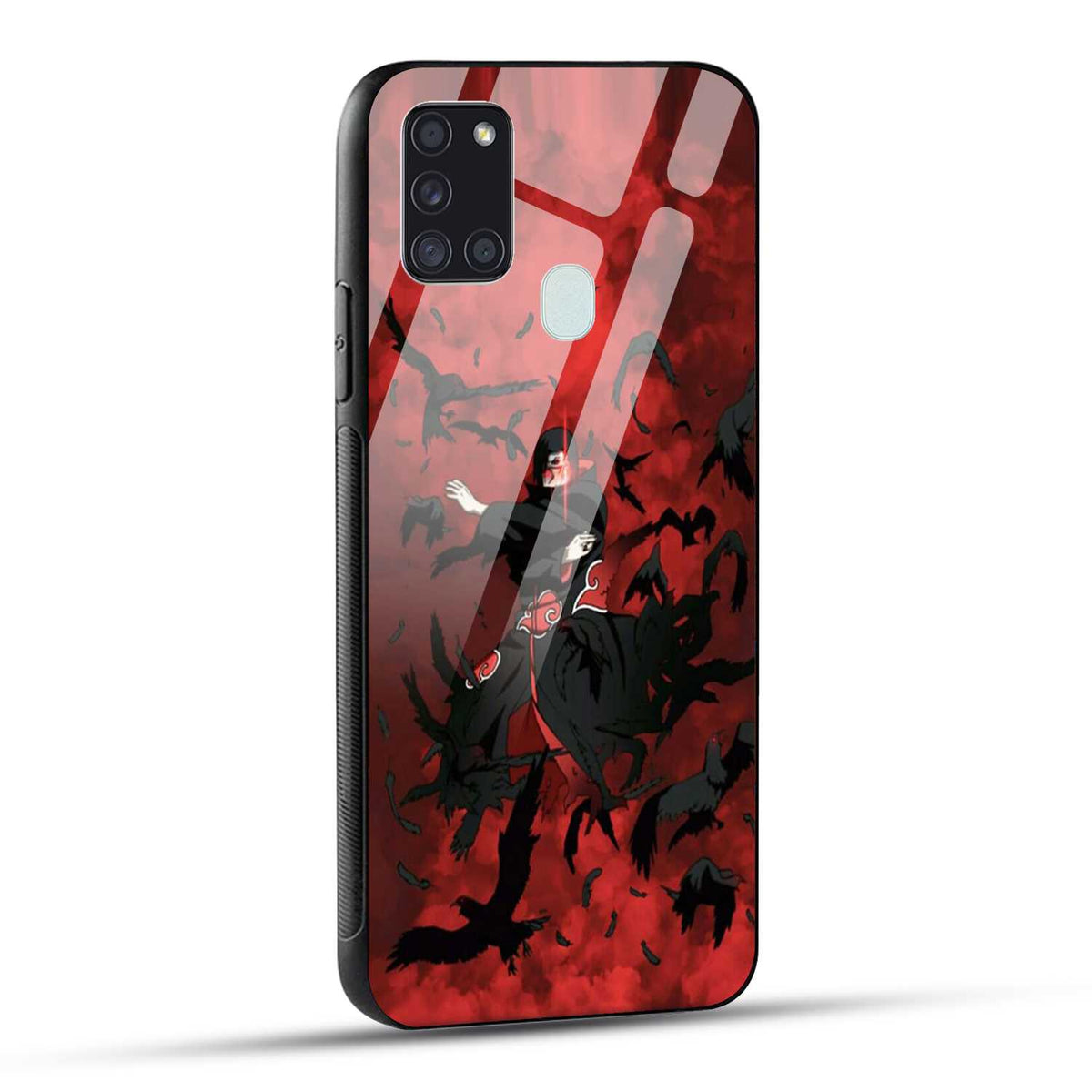 Samsung Galaxy A21s Back Cover Akatsukii Printed Glass Case