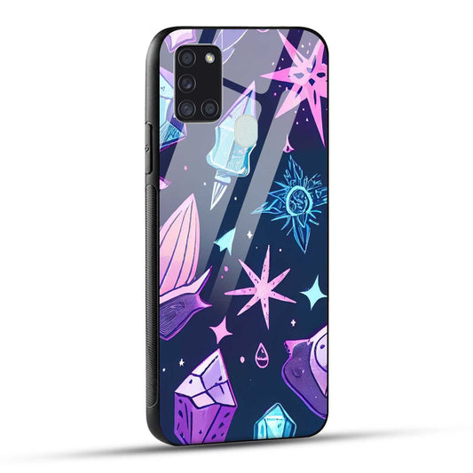 Samsung Galaxy A21s Back Cover Stones Of Ancestors Printed Glass Case