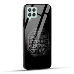Samsung Galaxy A22 4G Back Cover Shivkalin Rajmudra Printed Glass Case