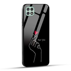 Samsung Galaxy A22 5G / Samsung Galaxy F42 5G Back Cover For You Printed Glass Case