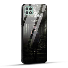 Samsung Galaxy A22 5G / Samsung Galaxy F42 5G Back Cover Gojo Printed Glass Case