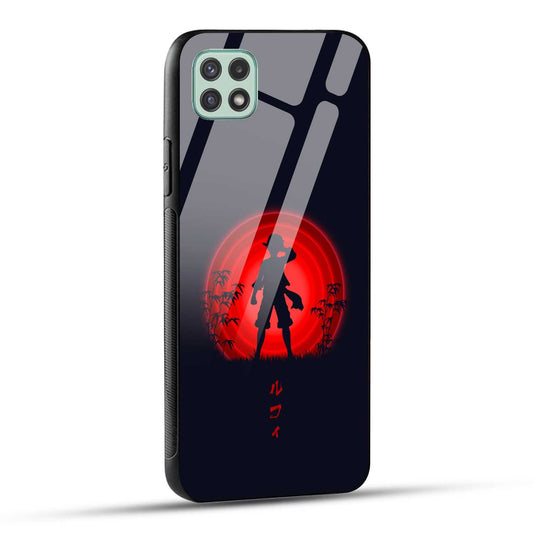 Samsung Galaxy A22 5G / Samsung Galaxy F42 5G Back Cover Luffy Printed Glass Case
