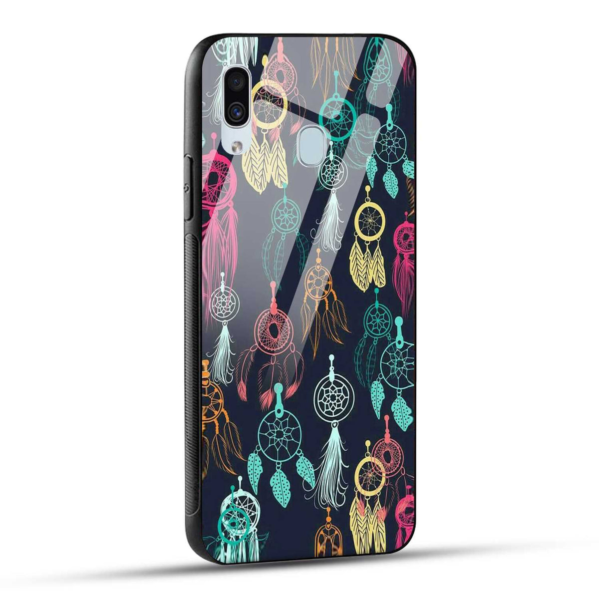 Samsung Galaxy A30 / Samsung Galaxy A20 / Samsung Galaxy M10s Back Cover Dreamcatcher Printed Glass Case