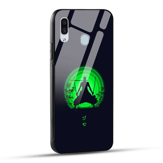 Samsung Galaxy A30 / Samsung Galaxy A20 / Samsung Galaxy M10s Back Cover Zoro Printed Glass Case