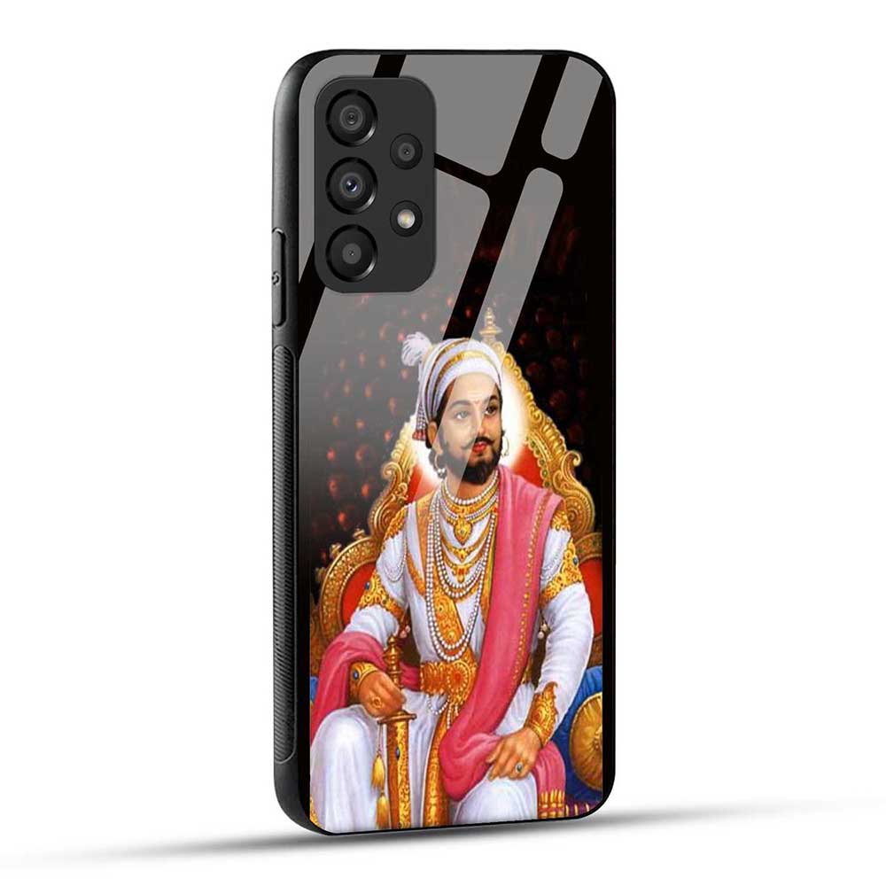 Samsung Galaxy A33 5G Back Cover Chhatrapati Shivaji Maharaj Printed Glass Case