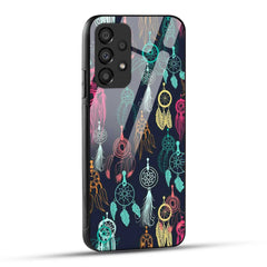 Samsung Galaxy A73 5G Back Cover Dreamcatcher Printed Glass Case