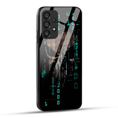Samsung Galaxy A73 5G Back Cover Hacker Printed Glass Case