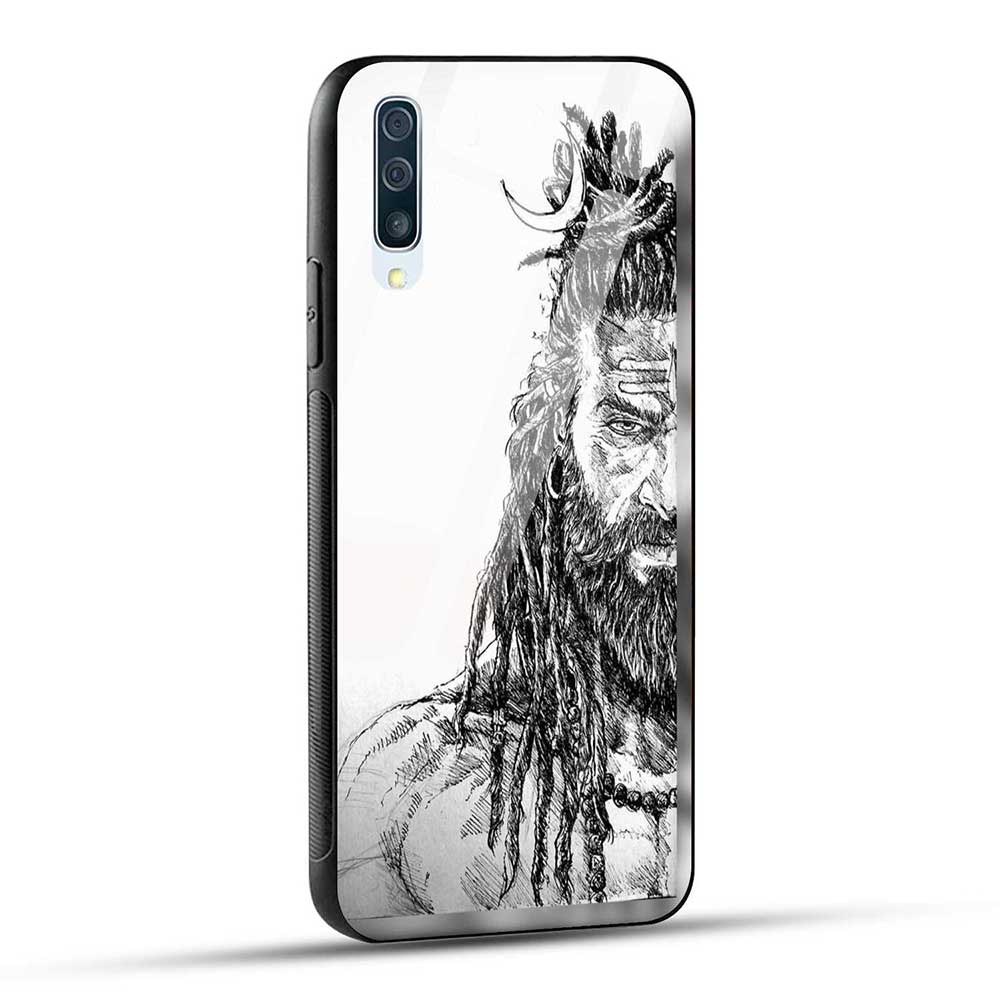 Samsung Galaxy A50 / A50s / A30s Back Cover Lord Shiva Shankarji Bholenath Art Glass Case