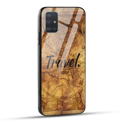 Samsung Galaxy A51 Back Cover Travel Printed Glass Case