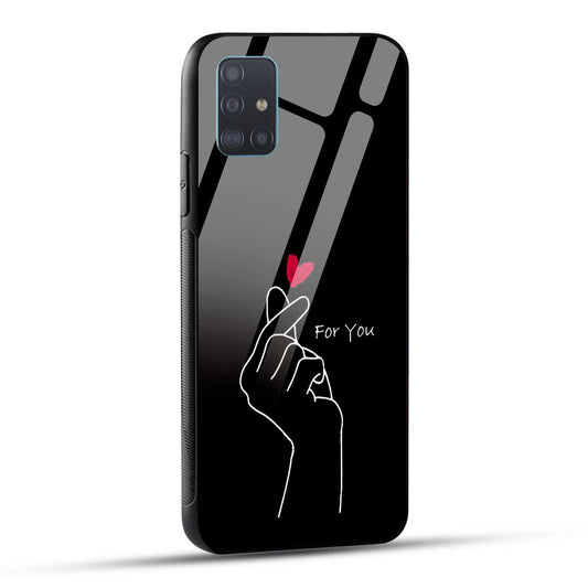 Samsung Galaxy A51 Back Cover For You Printed Glass Case