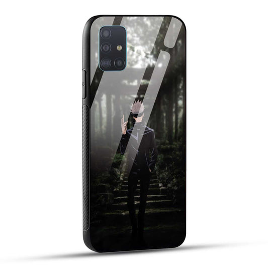 Samsung Galaxy A51 Back Cover Gojo Printed Glass Case