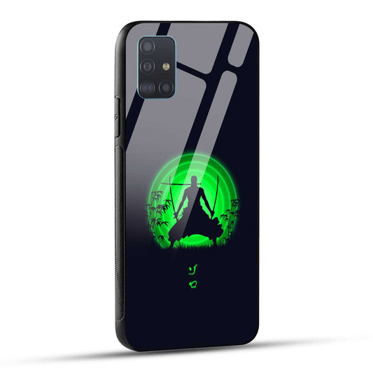 Samsung Galaxy A51 Back Cover Zoro Printed Glass Case