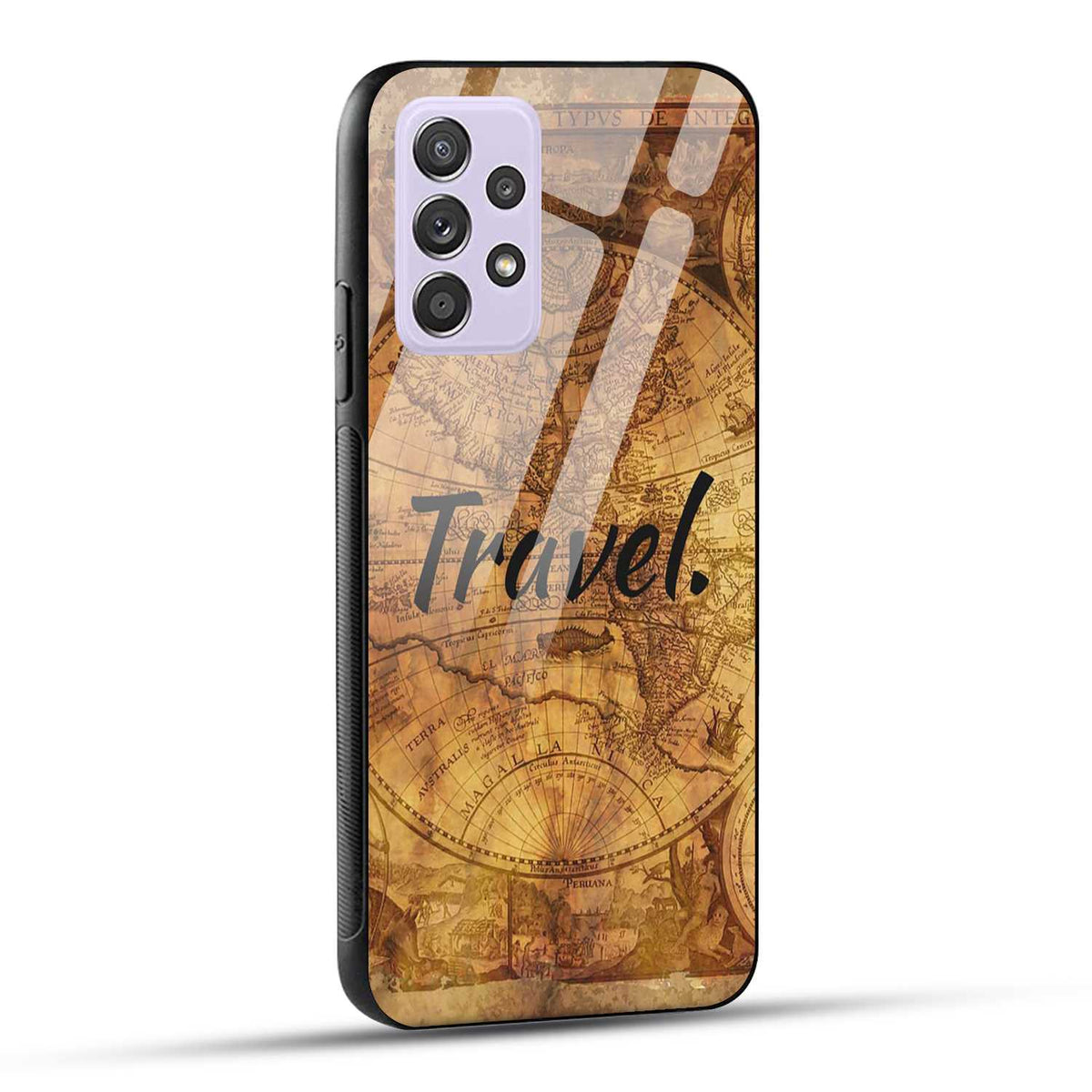 Samsung Galaxy A52 / A52 5G / A52S / A52s 5G Back Cover Travel Printed Glass Case